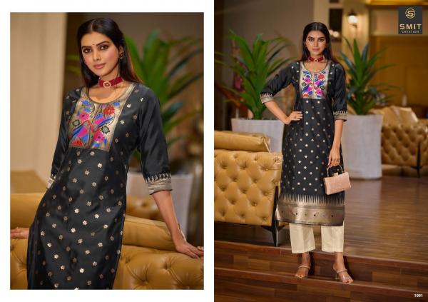 Smit Maya Paithani Cotton Designer Kurti Collection